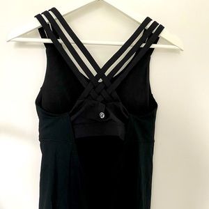 Lululemon Athletica Attached Bra Workout Tank